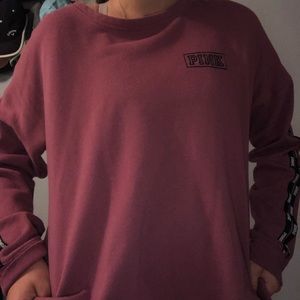 Victoria Secret PINK Maroon Crewneck
